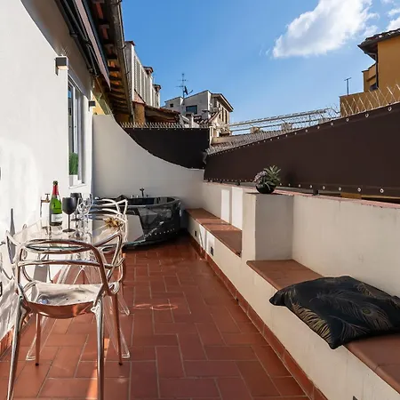 Ponte Vecchio Rooftop Terrace With Private Heated Jacuzzi Apartment